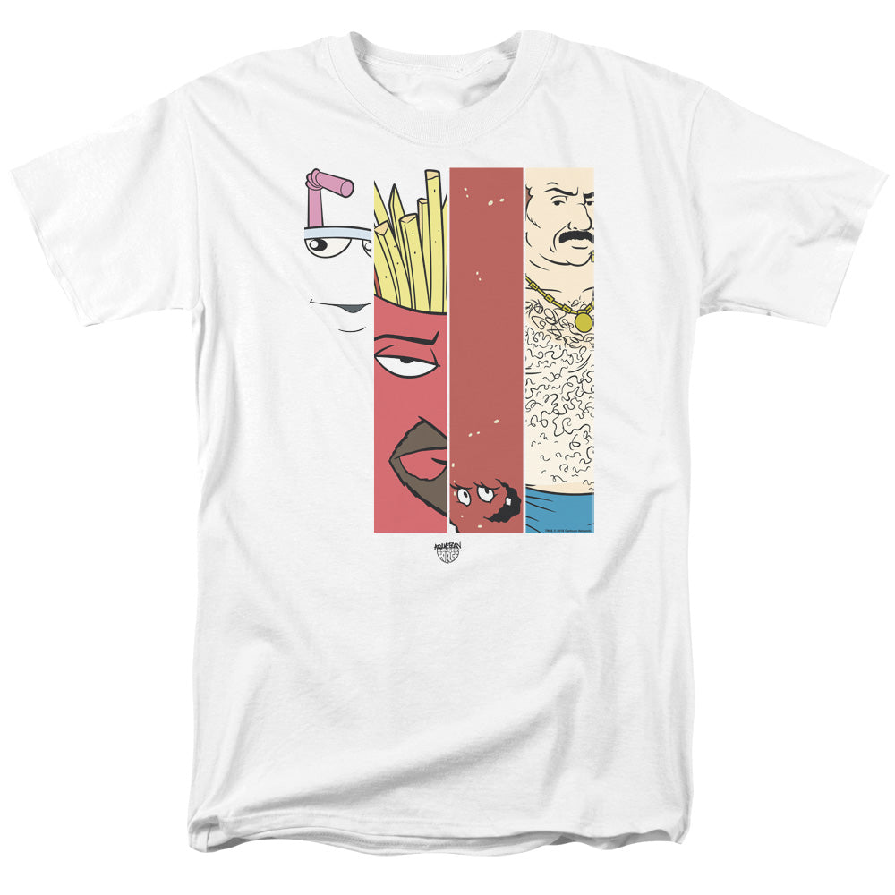 AQUA TEEN HUNGER FORCE/GROUP TILES - S/S ADULT 18/1 - WHITE