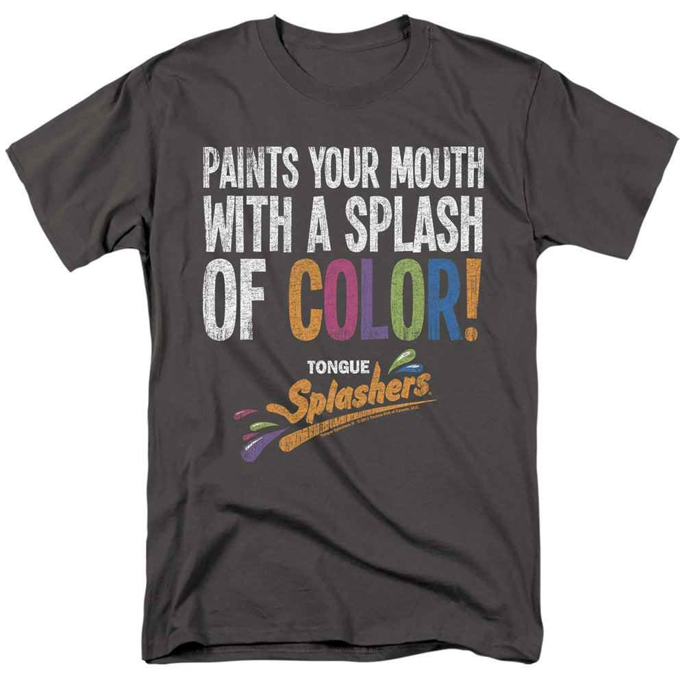 DUBBLE BUBBLE/PAINTS YOUR MOUTH - S/S ADULT 18/1 - CHARCOAL