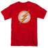 THE FLASH TV/NEW LOGO - S/S ADULT 18/1 - RED