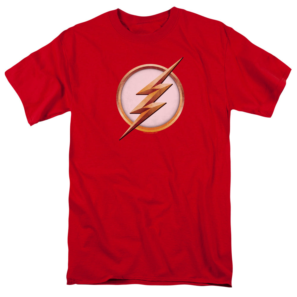 THE FLASH TV/SEASON 4 LOGO - S/S ADULT 18/1 - RED