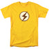 THE FLASH TV/KID FLASH LOGO - S/S ADULT 18/1 - YELLOW