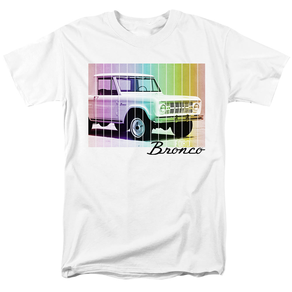 FORD/RETRO RAINBOW BRONCO - S/S ADULT 18/1 - WHITE
