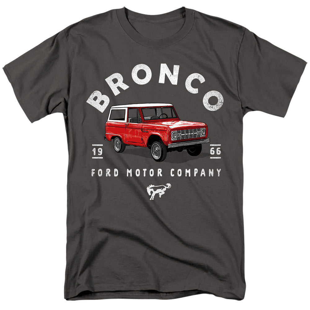 FORD/BRONCO ILLUSTRATED - S/S ADULT 18/1 - CHARCOAL