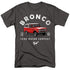 FORD/BRONCO ILLUSTRATED - S/S ADULT 18/1 - CHARCOAL