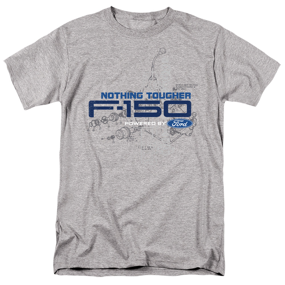 FORD/ENGINE SCHEMATIC - S/S ADULT 18/1 - ATHLETIC HEATHER