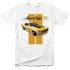 FORD/STANG STRIPES - S/S ADULT 18/1 - WHITE
