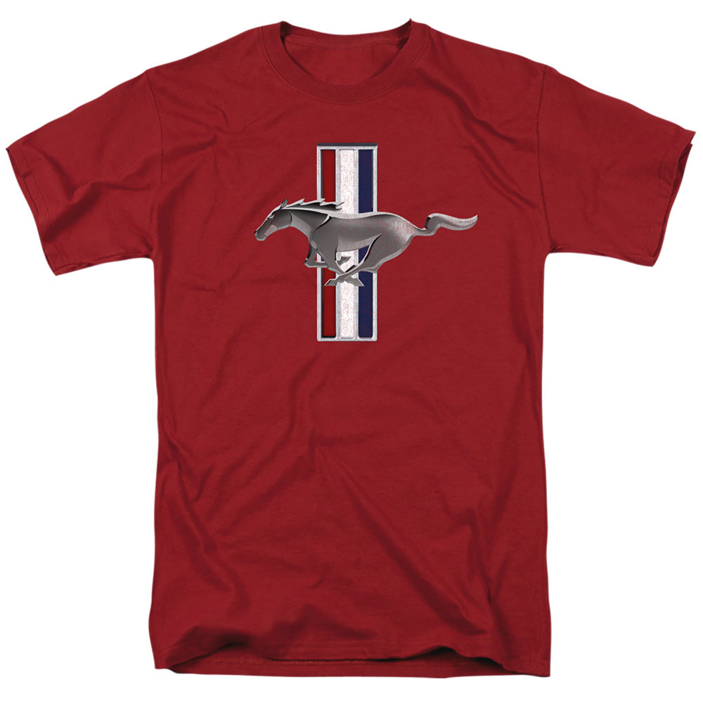 FORD/VINTAGE STRIPES - S/S ADULT 18/1 - CARDINAL