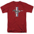 FORD/VINTAGE STRIPES - S/S ADULT 18/1 - CARDINAL