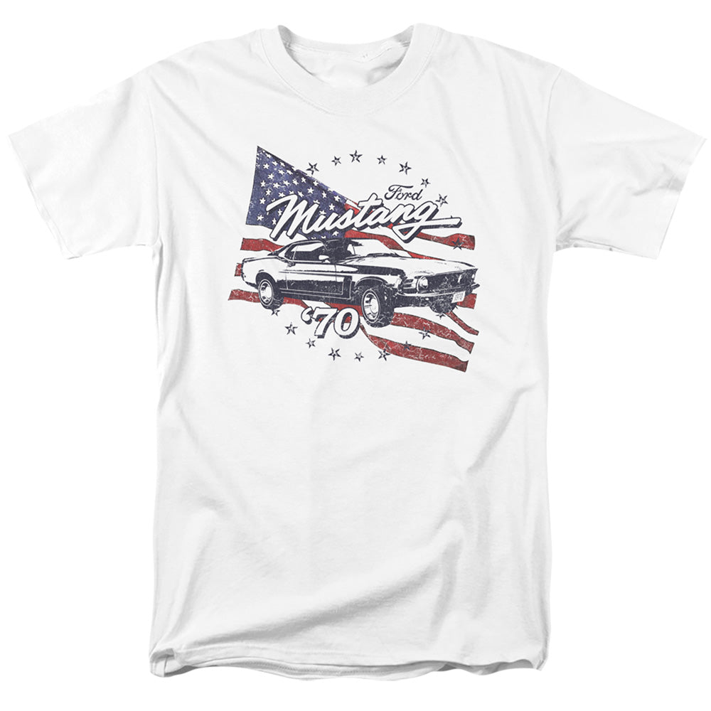 FORD/70 MUSTANG - S/S ADULT 18/1 - WHITE