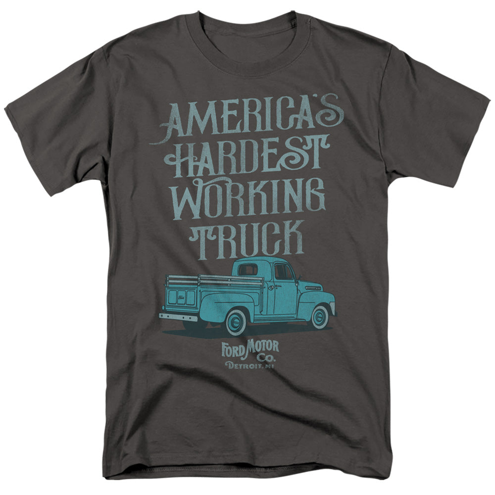 FORD/VINTAGE AMERICA'S HARDEST WORKING TRUCK - S/S ADULT 18/1 - CHARCOAL
