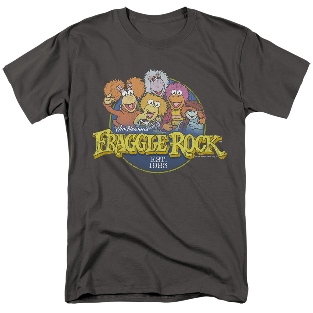 FRAGGLE ROCK/CIRCLE LOGO - S/S ADULT 18/1 - CHARCOAL