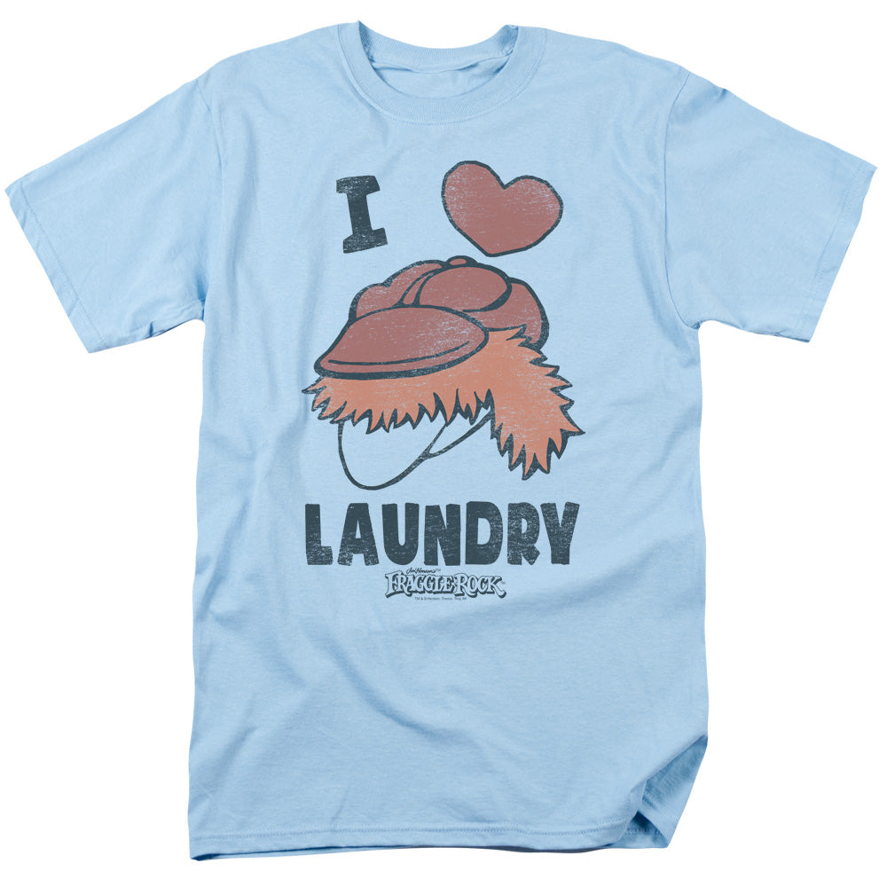 FRAGGLE ROCK/LAUNDRY LOVER - S/S ADULT 18/1 - LIGHT BLUE
