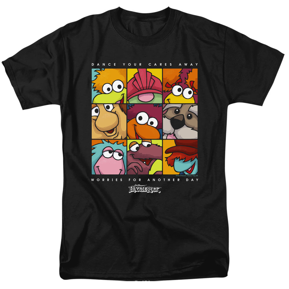 FRAGGLE ROCK/SQUARED - S/S ADULT 18/1 - BLACK