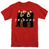 FRIENDS/CAST IN BLACK - S/S ADULT 18/1 - RED