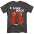 GUMBY/U MAD BRO - S/S ADULT 18/1 - CHARCOAL