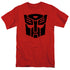 TRANSFORMERS/AUTOBOT - S/S ADULT 18/1 - RED