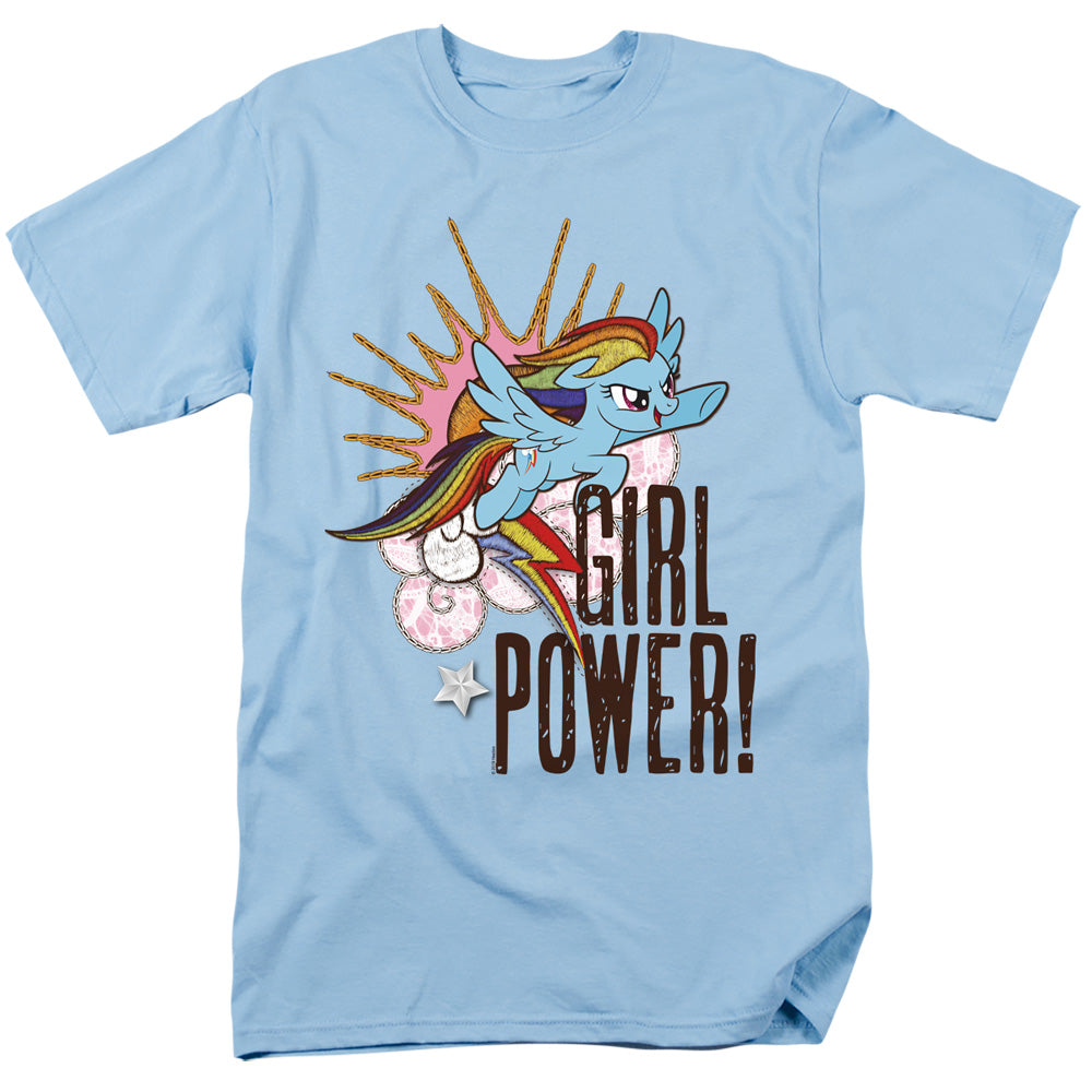 MY LITTLE PONY TV/GIRL POWER - S/S ADULT 18/1 - LIGHT BLUE
