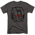 TRANSFORMERS/STARSCREAM HEAD - S/S ADULT 18/1 - CHARCOAL