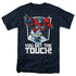 TRANSFORMERS/YOU GOT THE TOUCH - S/S ADULT 18/1 - NAVY