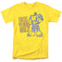 TRANSFORMERS/BEE YOURSELF - S/S ADULT 18/1 - YELLOW