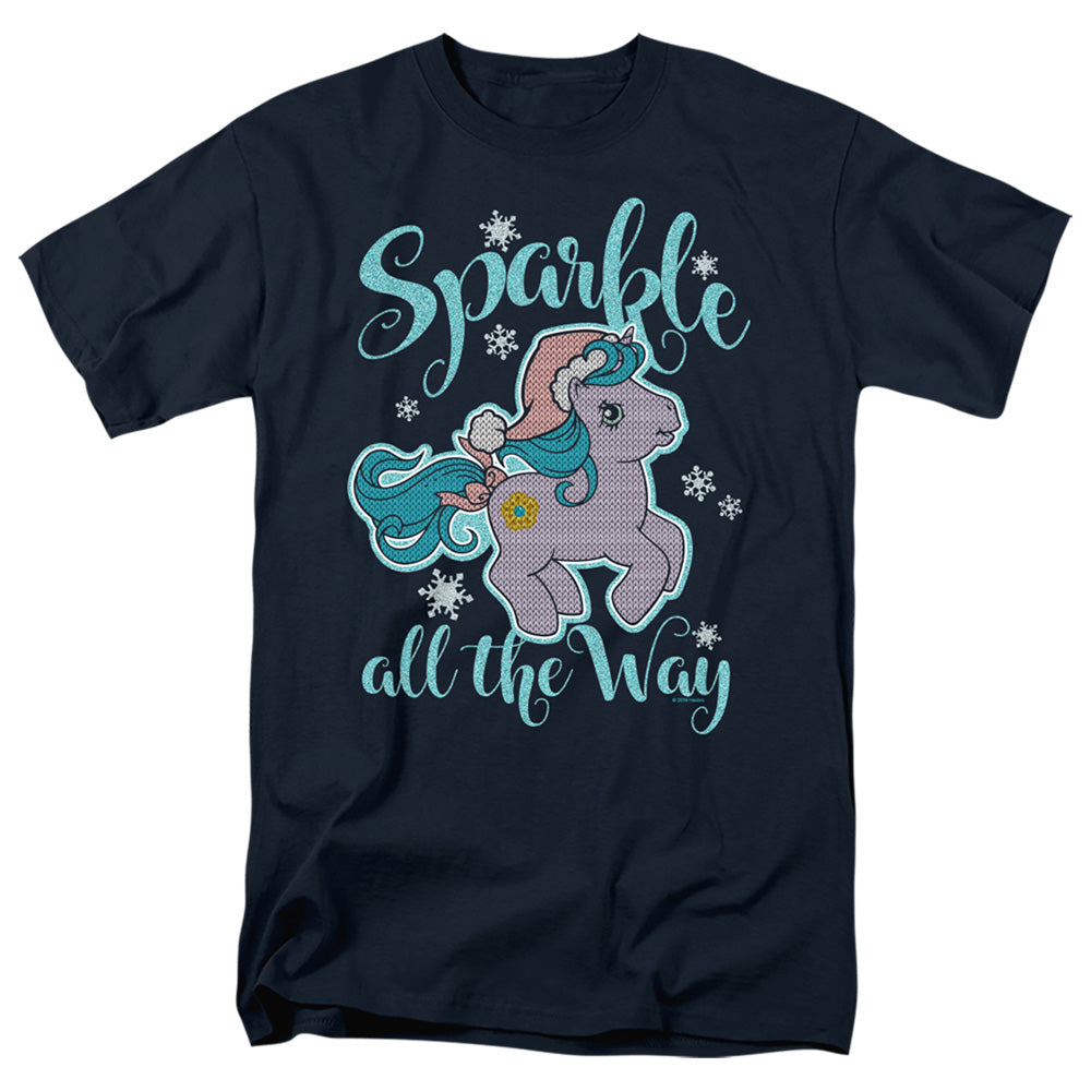 MY LITTLE PONY RETRO/SPARKLE ALL THE WAY 2 - S/S ADULT 18/1 - NAVY