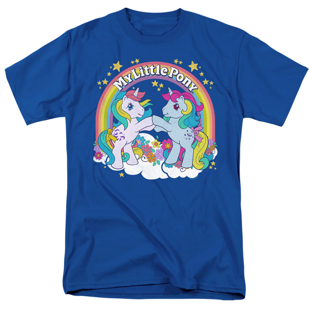 MY LITTLE PONY RETRO/UNICORN FIST BUMP - S/S ADULT 18/1 - ROYAL BLUE