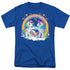 MY LITTLE PONY RETRO/UNICORN FIST BUMP - S/S ADULT 18/1 - ROYAL BLUE
