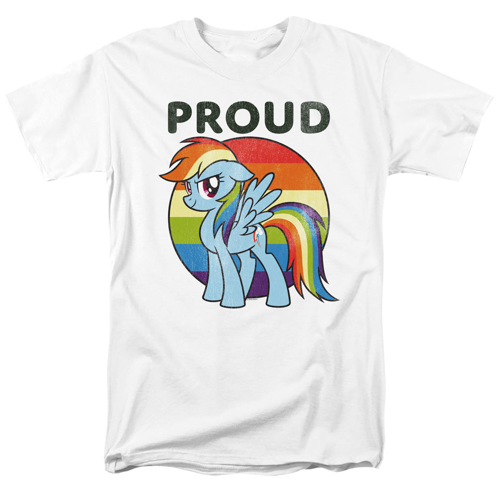 MY LITTLE PONY TV/PROUD - S/S ADULT 18/1 - WHITE