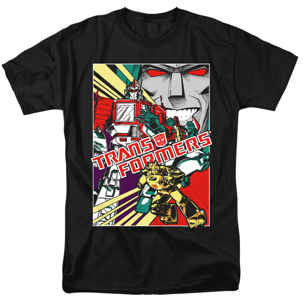 TRANSFORMERS/COMIC POSTER - S/S ADULT 18/1 - BLACK