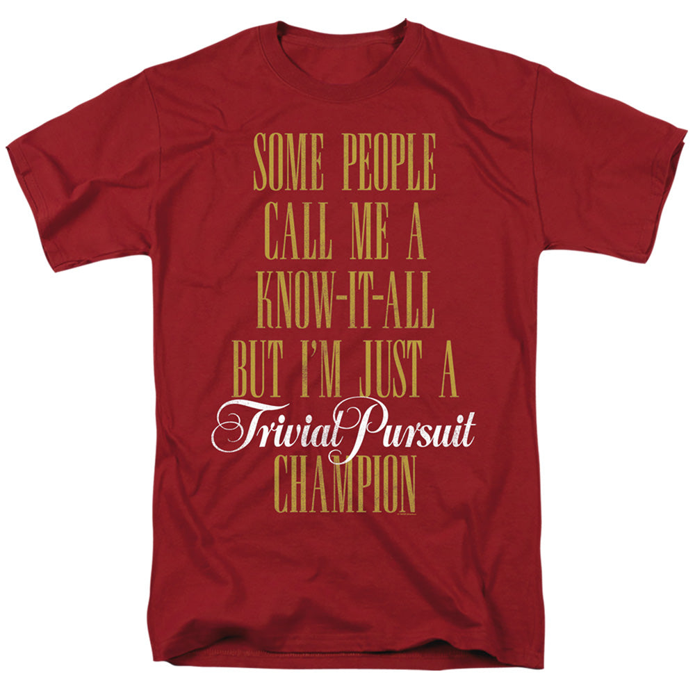TRANSFORMERS/KNOW IT ALL - S/S ADULT 18/1 - CARDINAL
