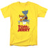 TOM AND JERRY/PARK BENCH - S/S ADULT 18/1 - YELLOW