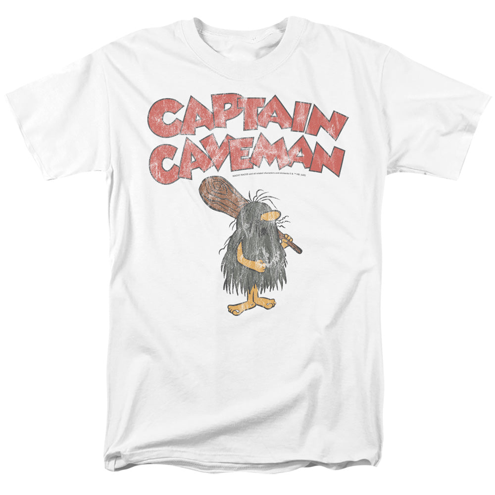 WACKY RACES/CAPTAIN CAVEMAN 2 - S/S ADULT 18/1 - WHITE