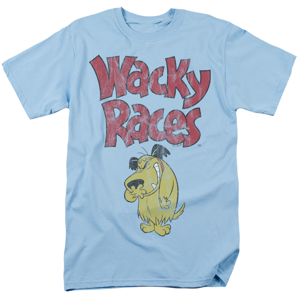 WACKY RACES/MUTTLEY 2- S/S ADULT 18/1 - LIGHT BLUE