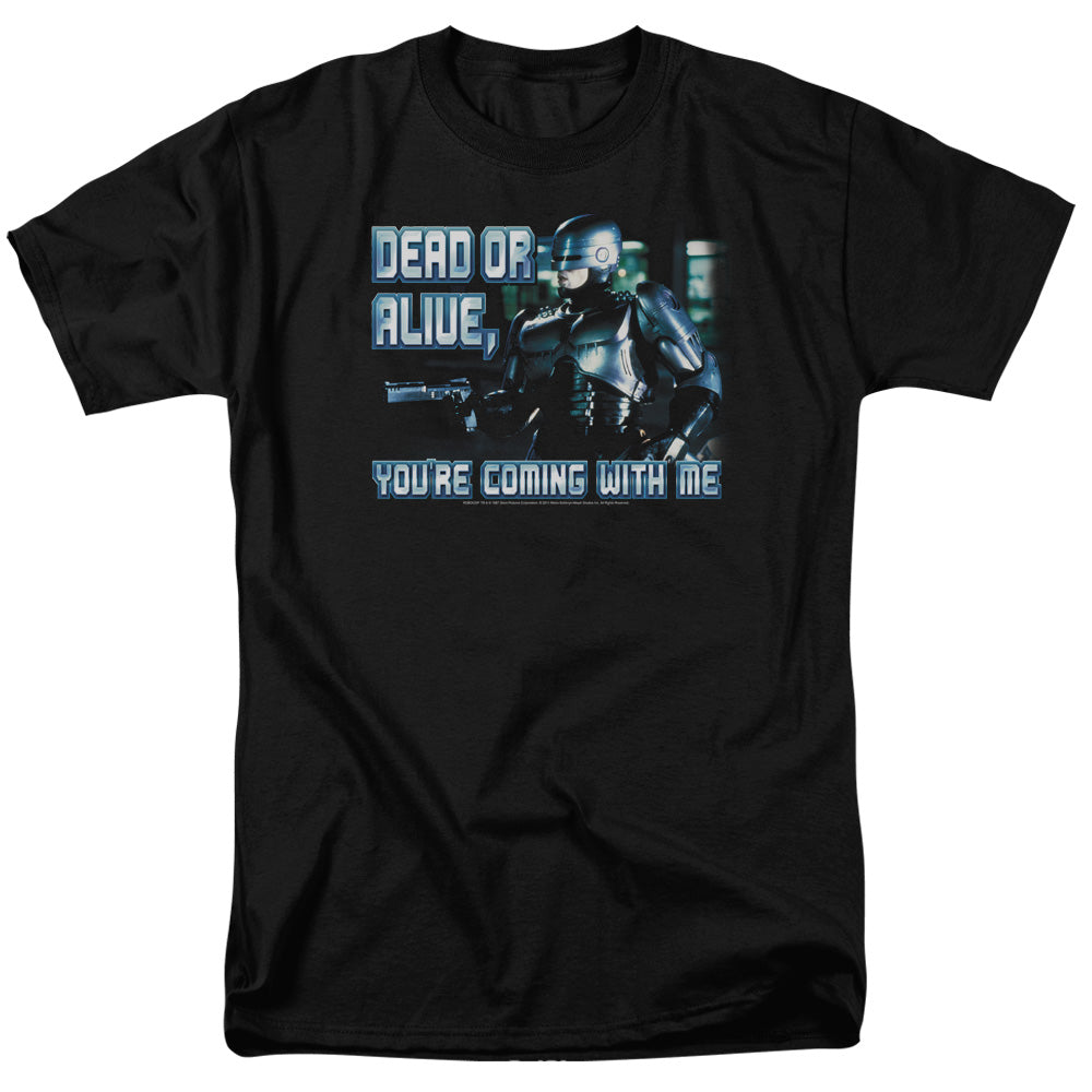 ROBOCOP/DEAD OR ALIVE - S/S ADULT 18/1 - BLACK