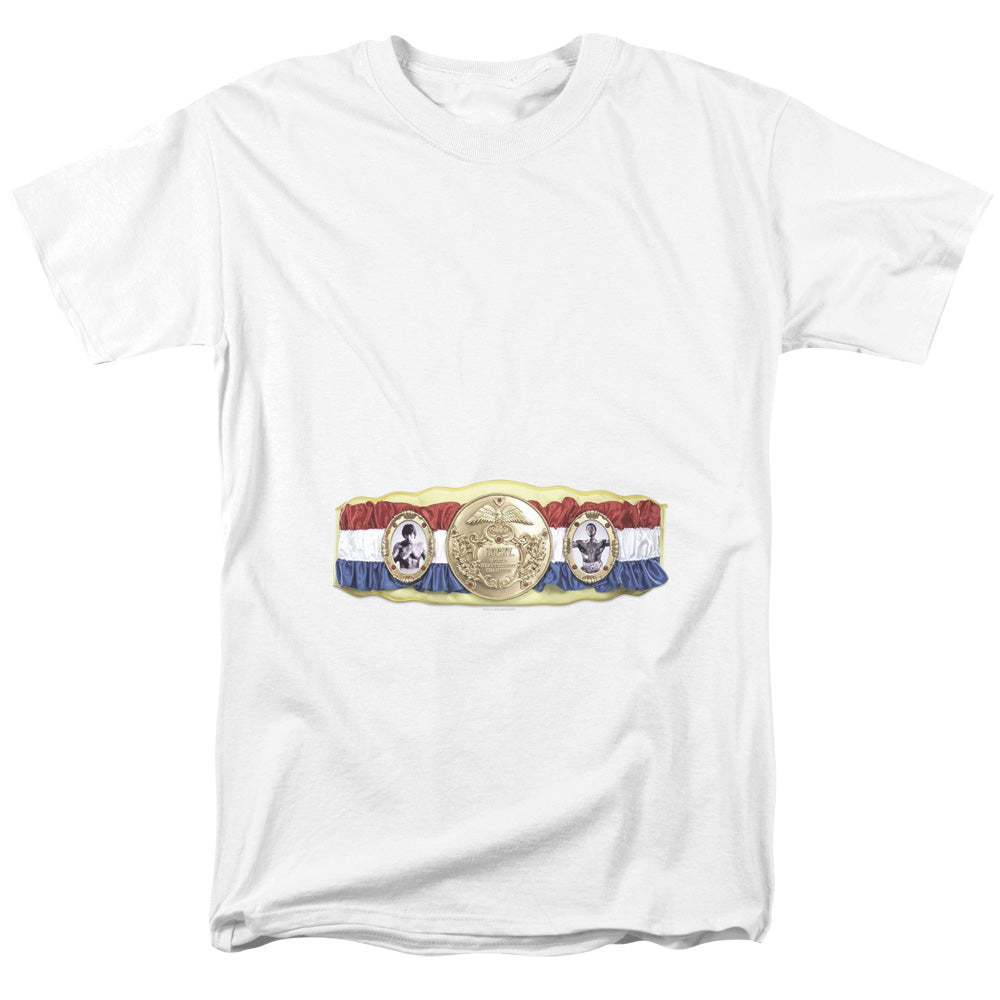 ROCKY/CHAMPIONSHIP BELT(BOTTOM FRONT) - S/S ADULT 18/1 - WHITE