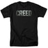CREED/LOGO - S/S ADULT 18/1 - BLACK