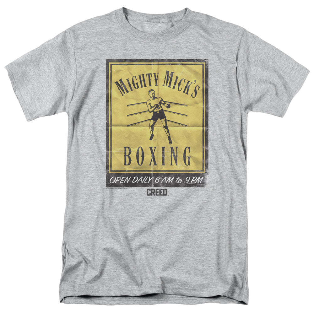 CREED/MICKS POSTER - S/S ADULT 18/1 - ATHLETIC HEATHER