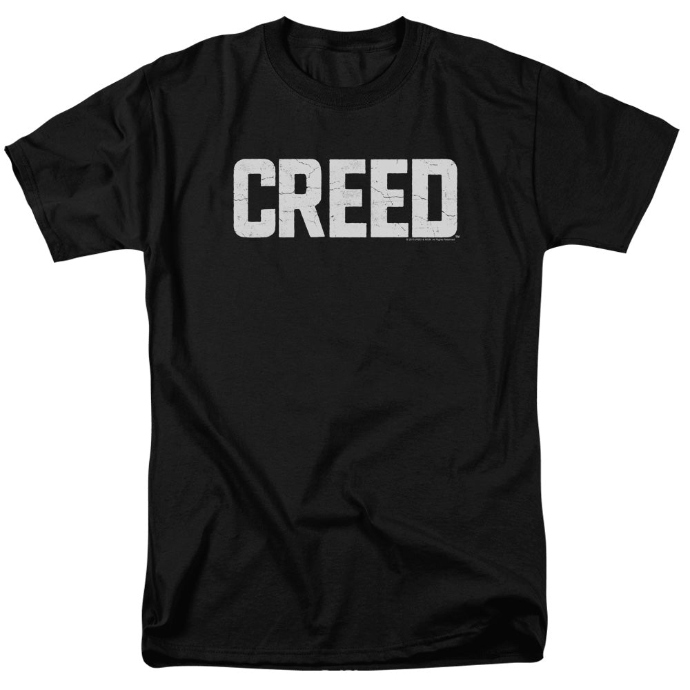 CREED/CRACKED LOGO - S/S ADULT 18/1 - BLACK