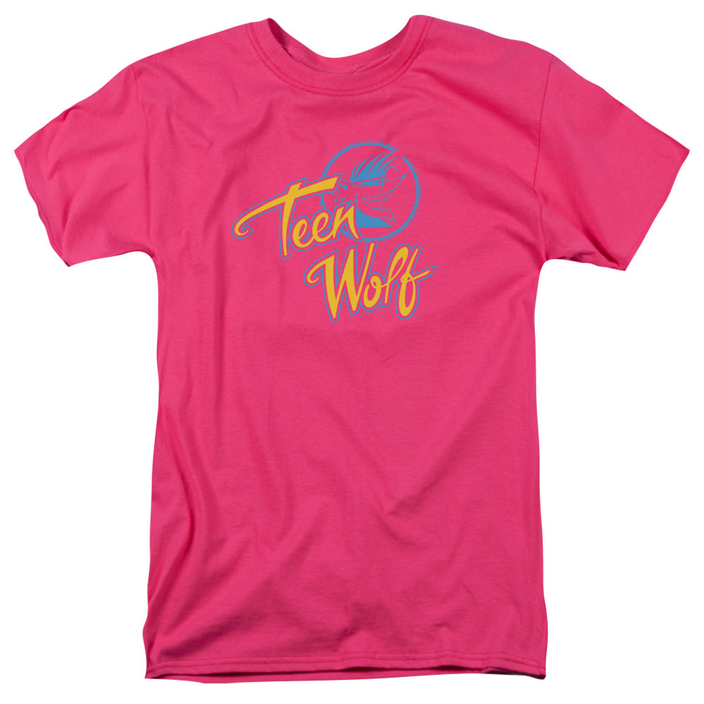 TEEN WOLF/CMY LOGO - S/S ADULT 18/1 - HOT PINK