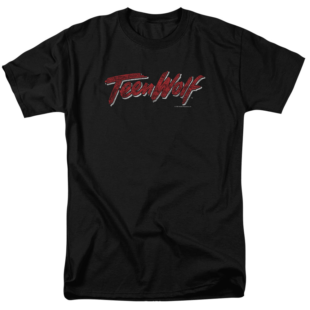 TEEN WOLF/SCRAWL LOGO - S/S ADULT 18/1 - BLACK