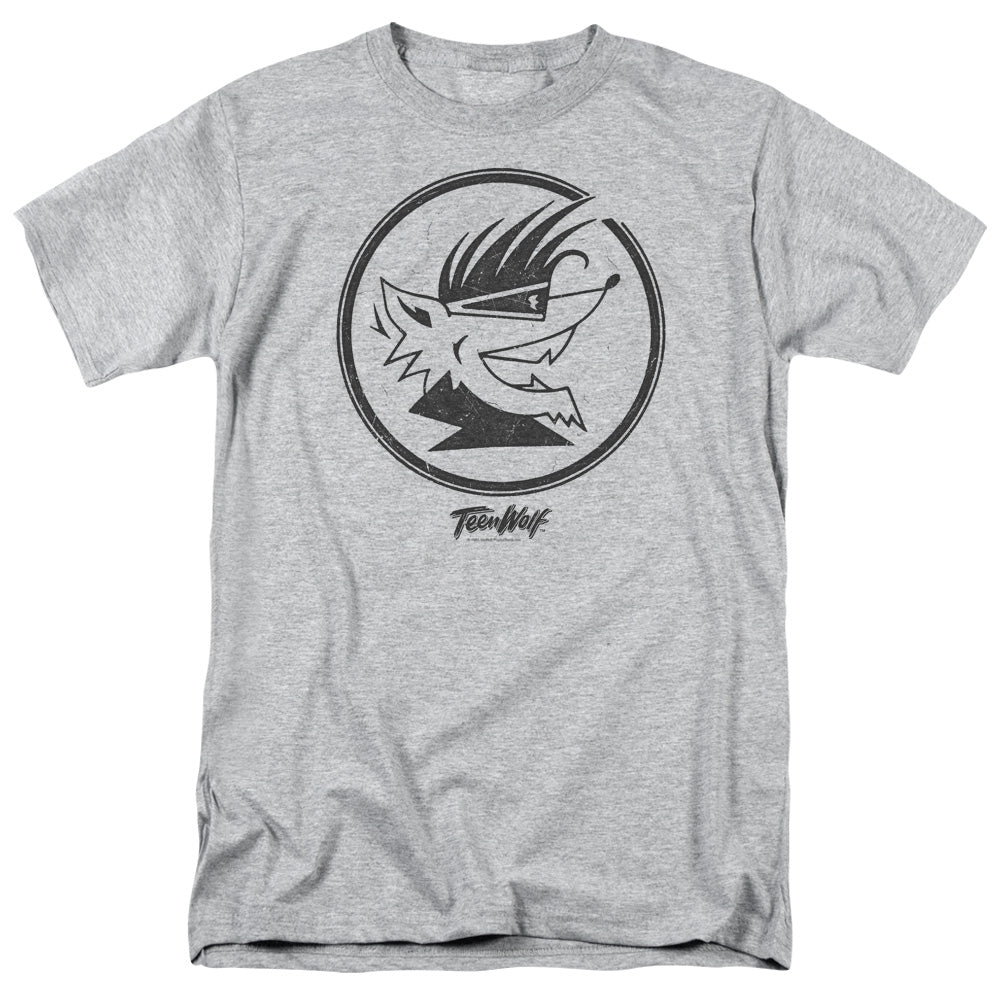TEEN WOLF/WOLF HEAD - S/S ADULT 18/1 - ATHLETIC HEATHER