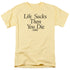 TEEN WOLF/LIFE SUCKS - S/S ADULT 18/1 - BANANA