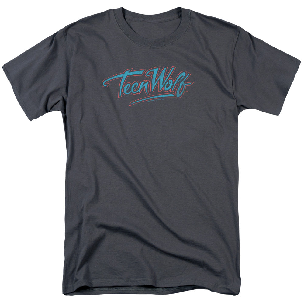 TEEN WOLF/NEON LOGO - S/S ADULT 18/1 - CHARCOAL