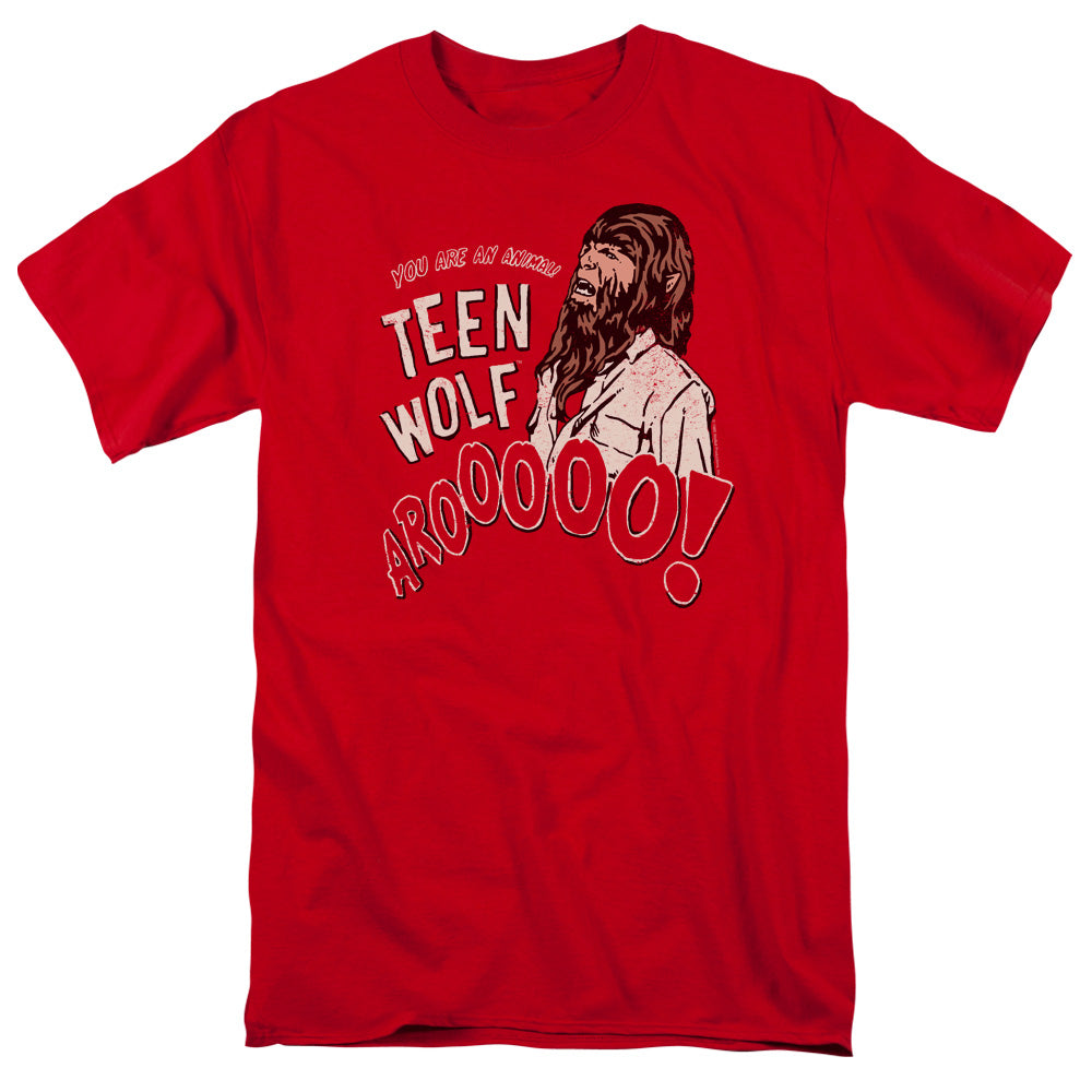 TEEN WOLF/ANIMAL - S/S ADULT 18/1 - RED