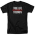 BLOODSPORT/TRUE STORY - S/S ADULT 18/1 - BLACK