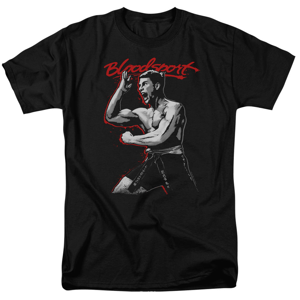 BLOODSPORT/LOUD MOUTH - S/S ADULT 18/1 - BLACK