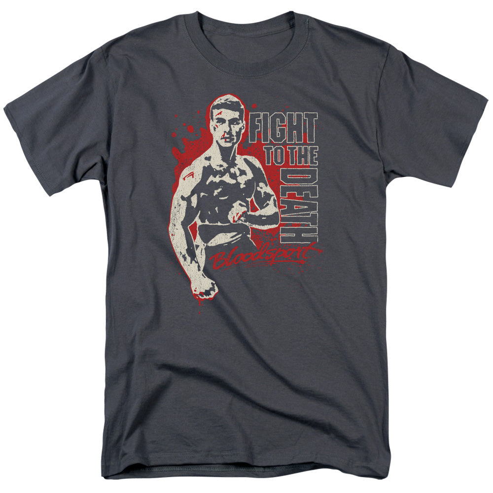 BLOODSPORT/TO THE DEATH - S/S ADULT 18/1 - CHARCOAL