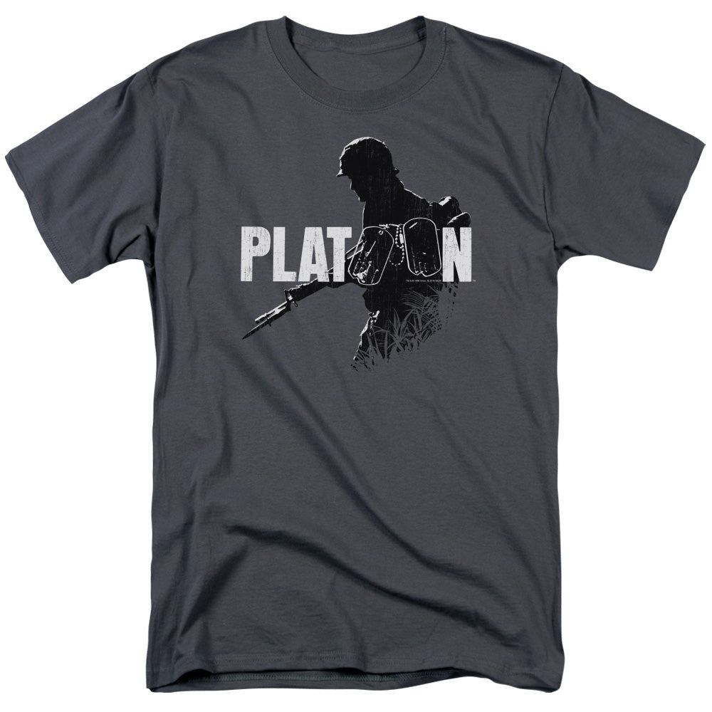 PLATOON/SHADOW OF WAR - S/S ADULT 18/1 - CHARCOAL