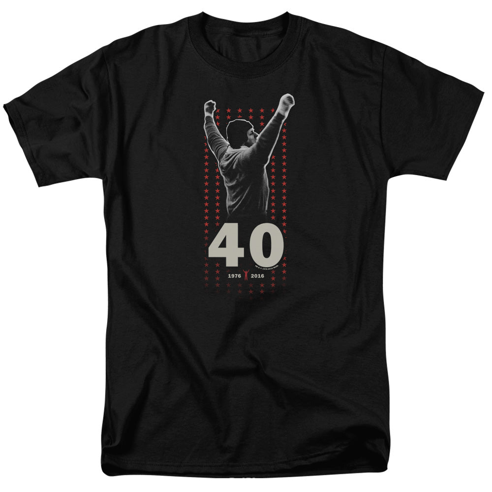 ROCKY/STARS - S/S ADULT 18/1 - BLACK