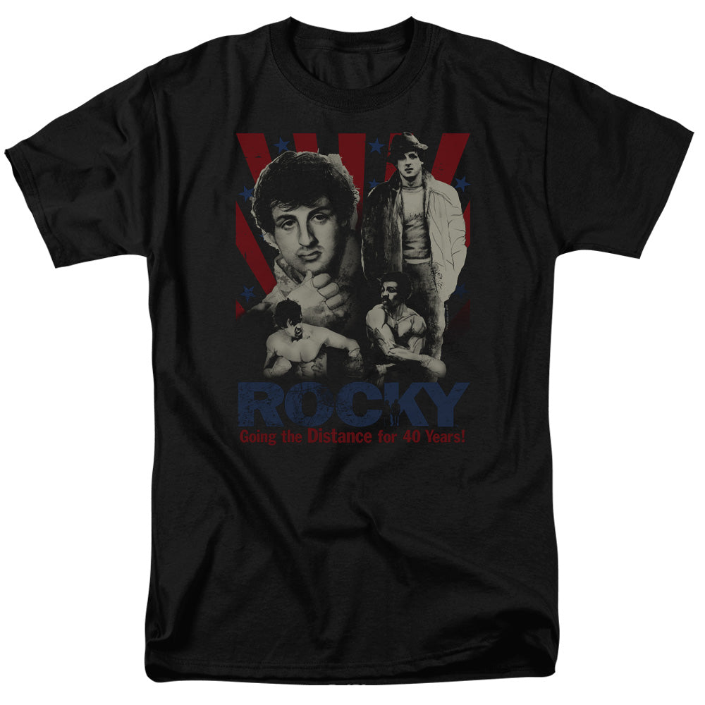 ROCKY/GOING THE DISTANCE - S/S ADULT 18/1 - BLACK